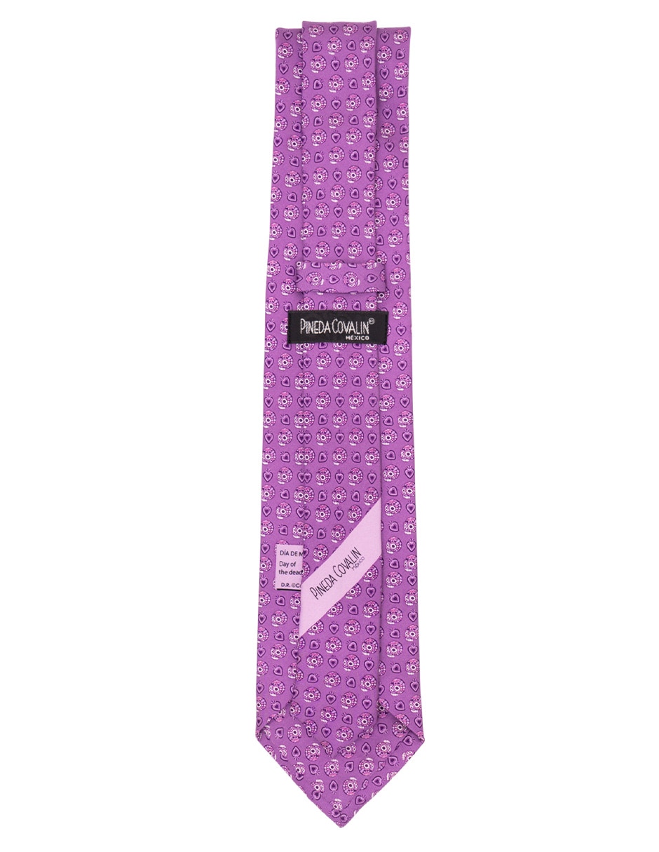 Corbata regular de seda estampada para hombre 3