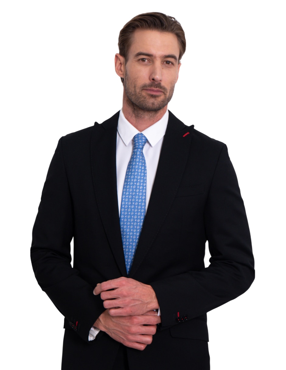 Corbata regular de seda estampada para hombre 3