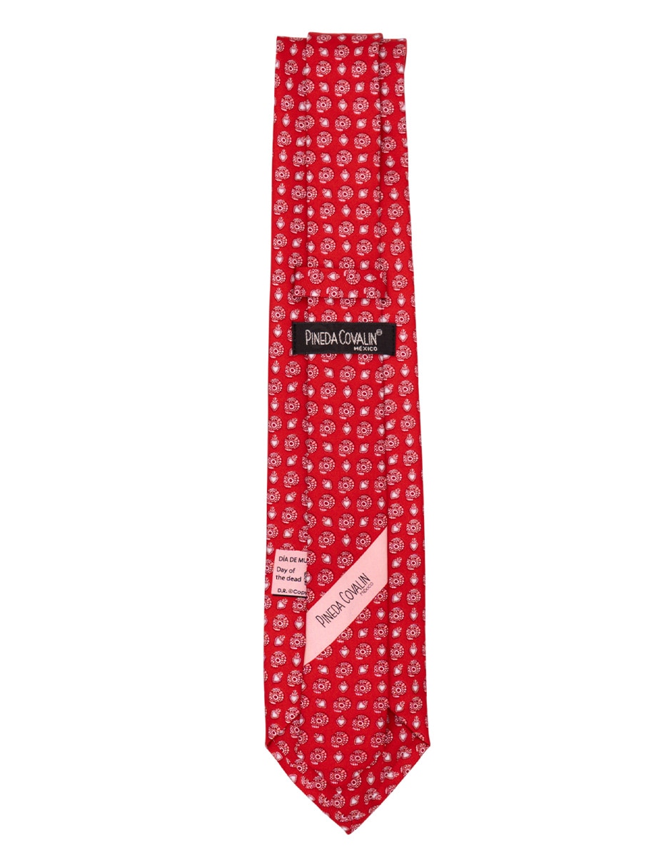 Corbata regular de seda estampada para hombre 3