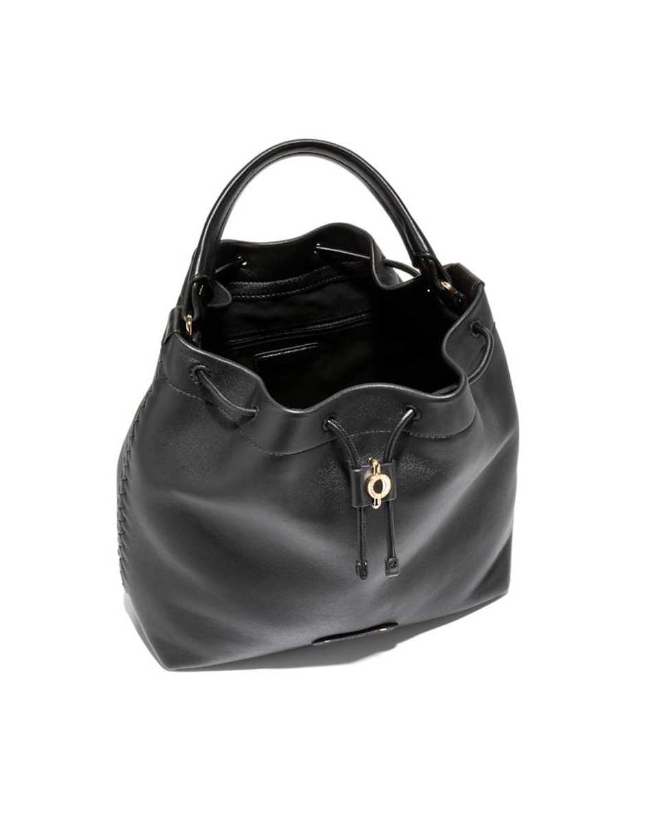 Bolsa bucket de piel para mujer 2