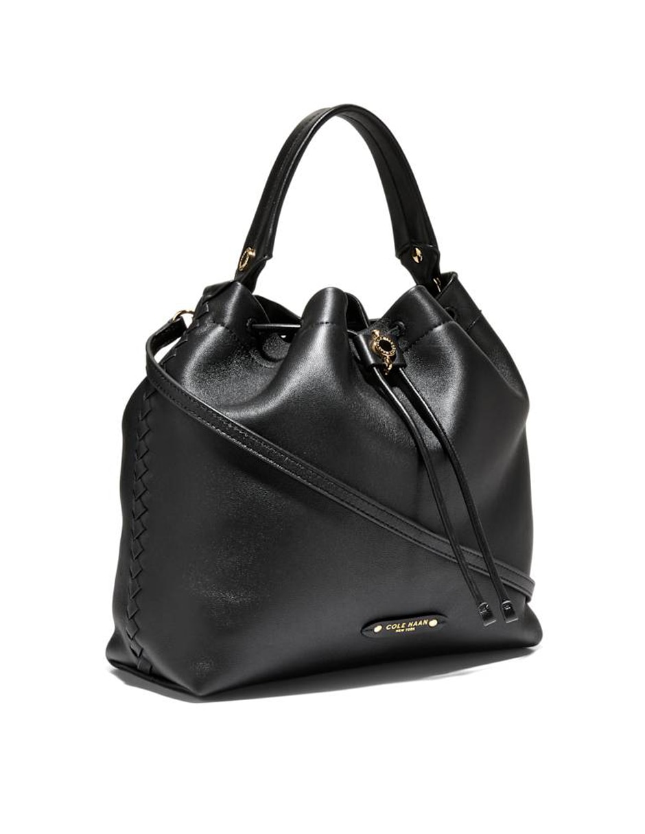 Bolsa bucket de piel para mujer 3