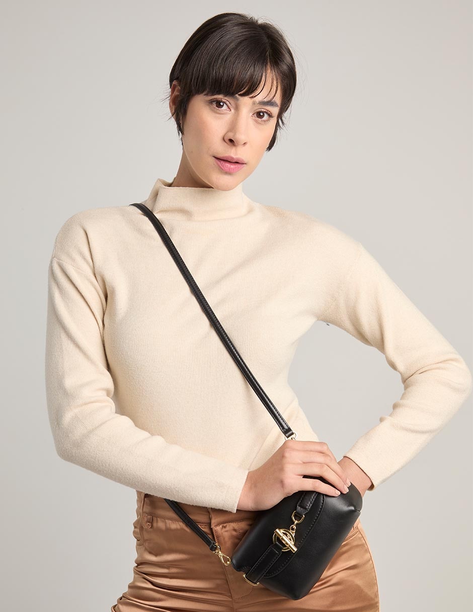 Bolsa crossbody de piel para mujer 5