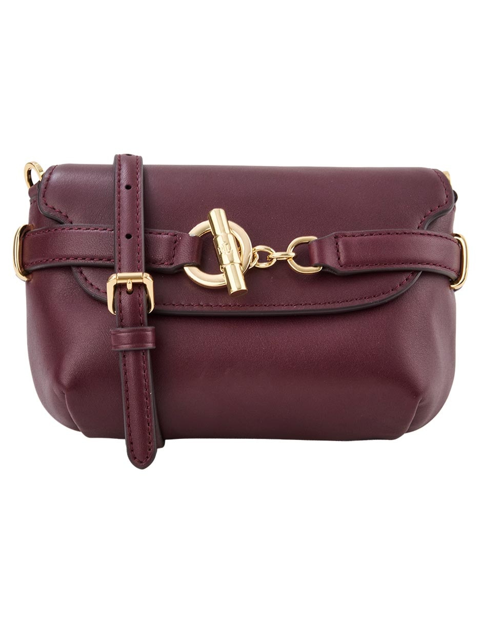 Bolsa crossbody de piel para mujer