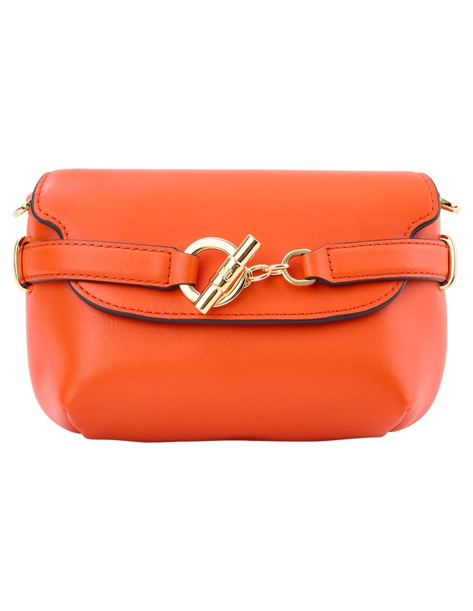 Bolsa crossbody de piel para mujer