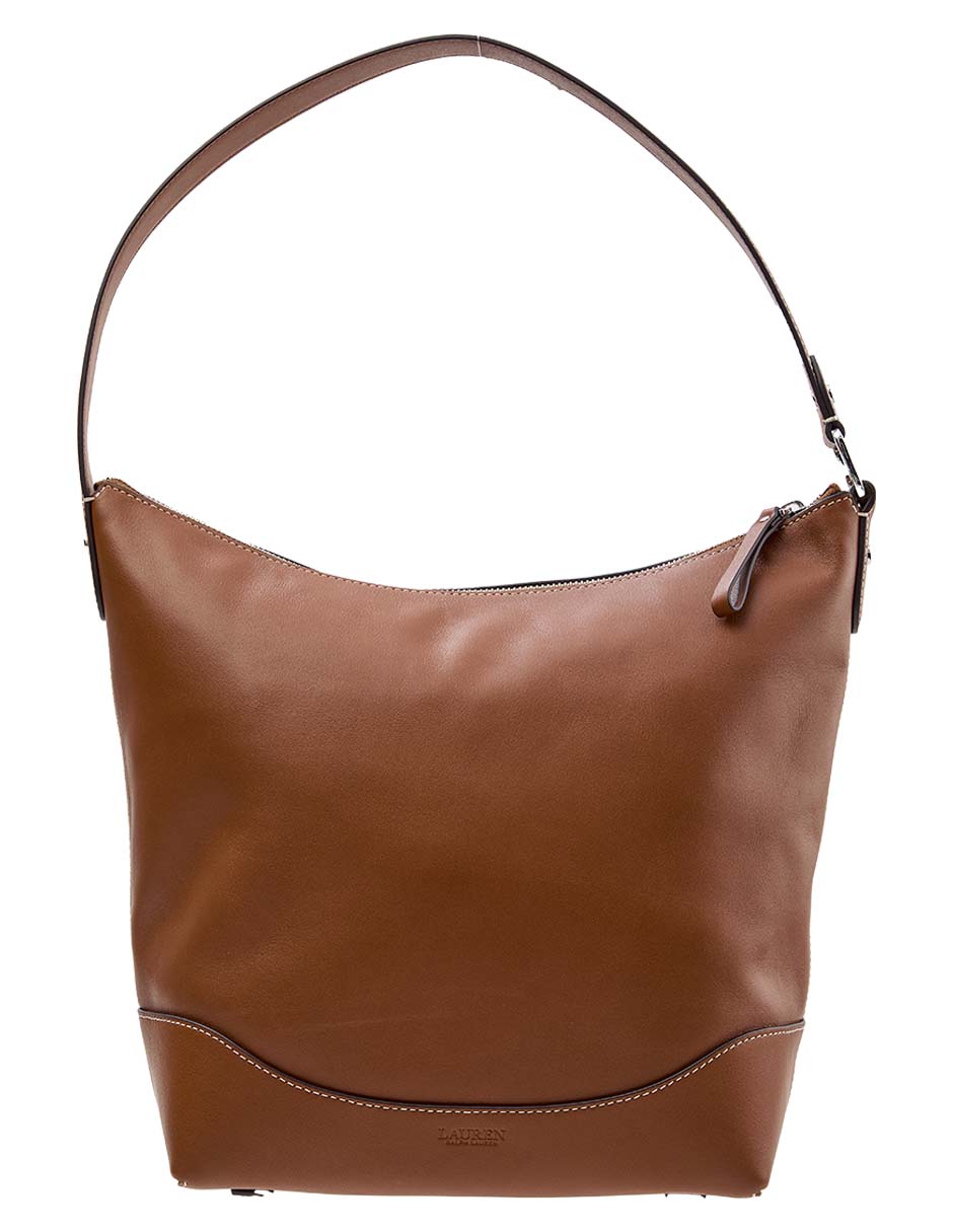 Bolsa satchel de piel para mujer