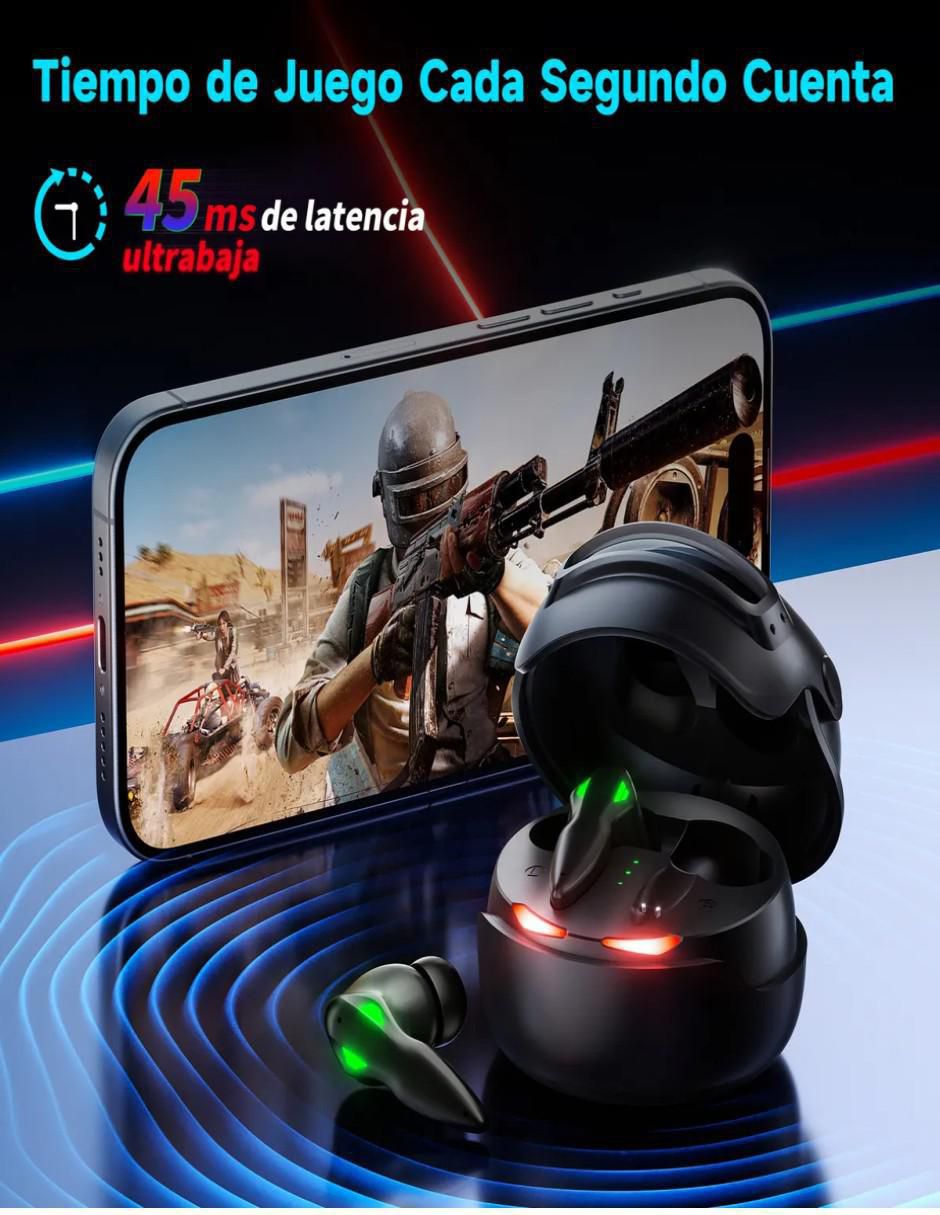 Audífonos gamer inalámbricos con cancelación de ruido 2