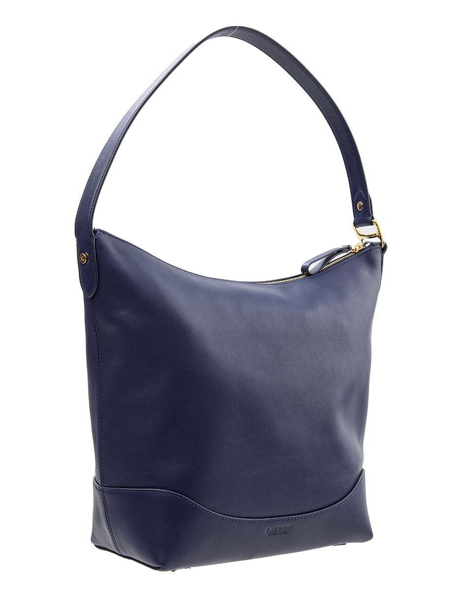 SATCHEL PIEL CI, UNITALLA, AZUL MARINO