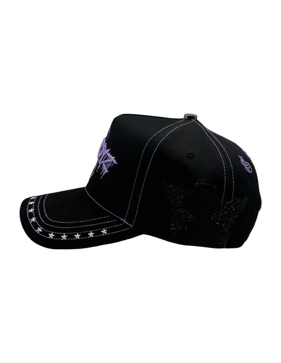 Gorra visera curva snapback casual Sad Boyz Purple para hombre 4
