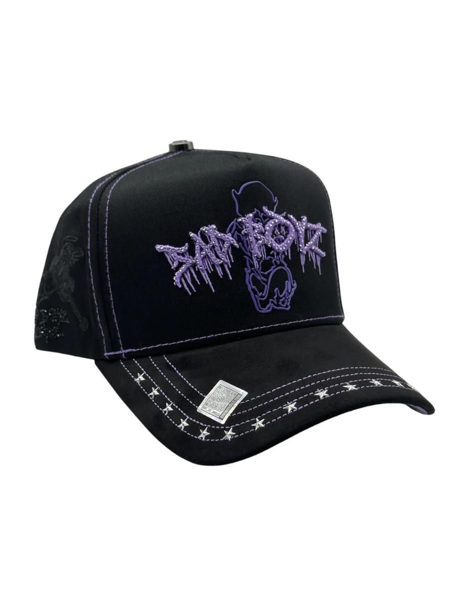 Gorra visera curva snapback casual Sad Boyz Purple para hombre 7
