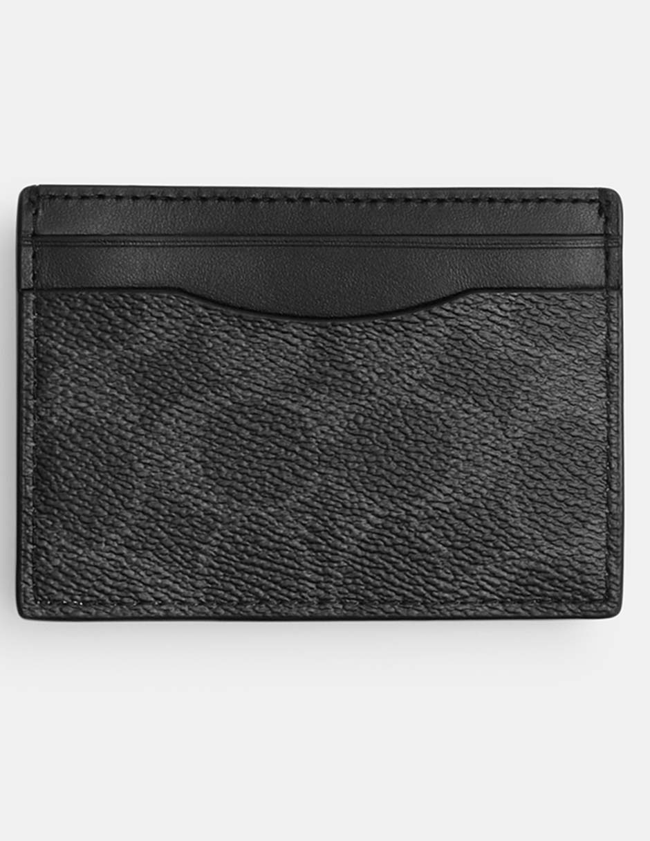 Tarjetero cuero Signature para hombre