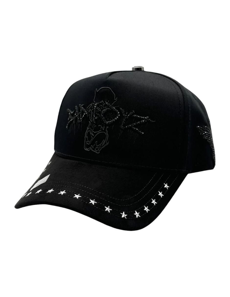 Gorra visera semicurva snapback casual Sad Boyz Black para hombre 2