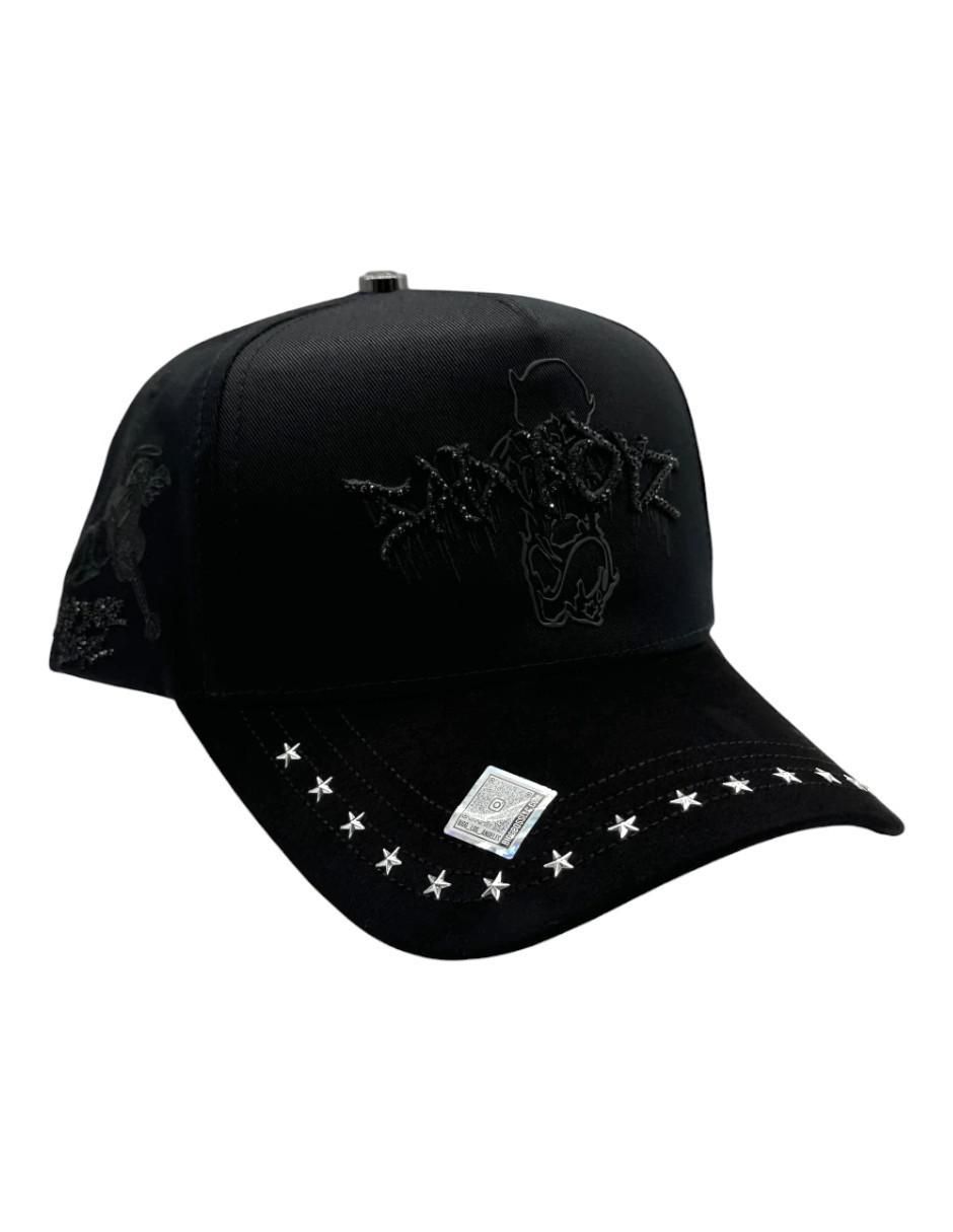 Gorra visera semicurva snapback casual Sad Boyz Black para hombre 3