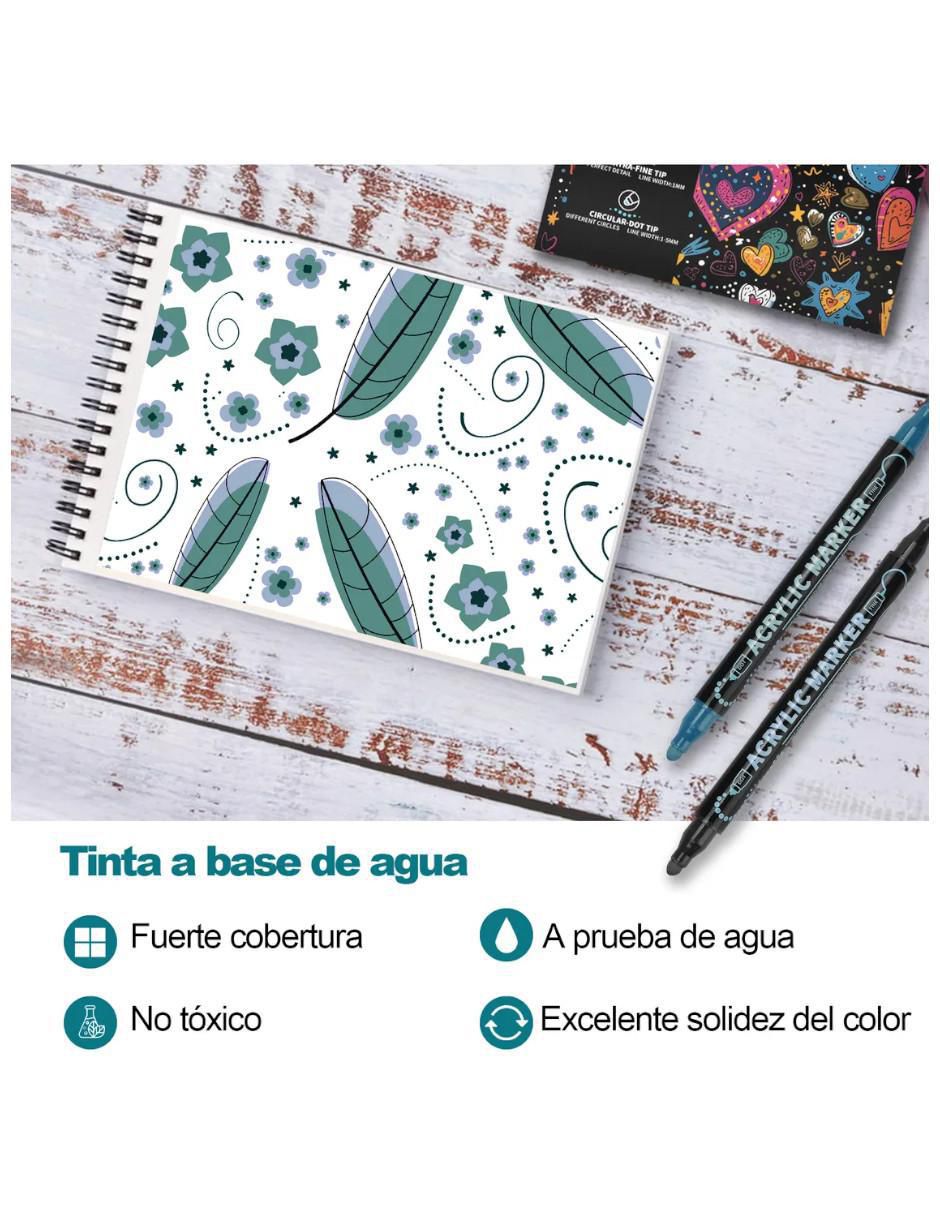 Marcador base agua 120 piezas 4