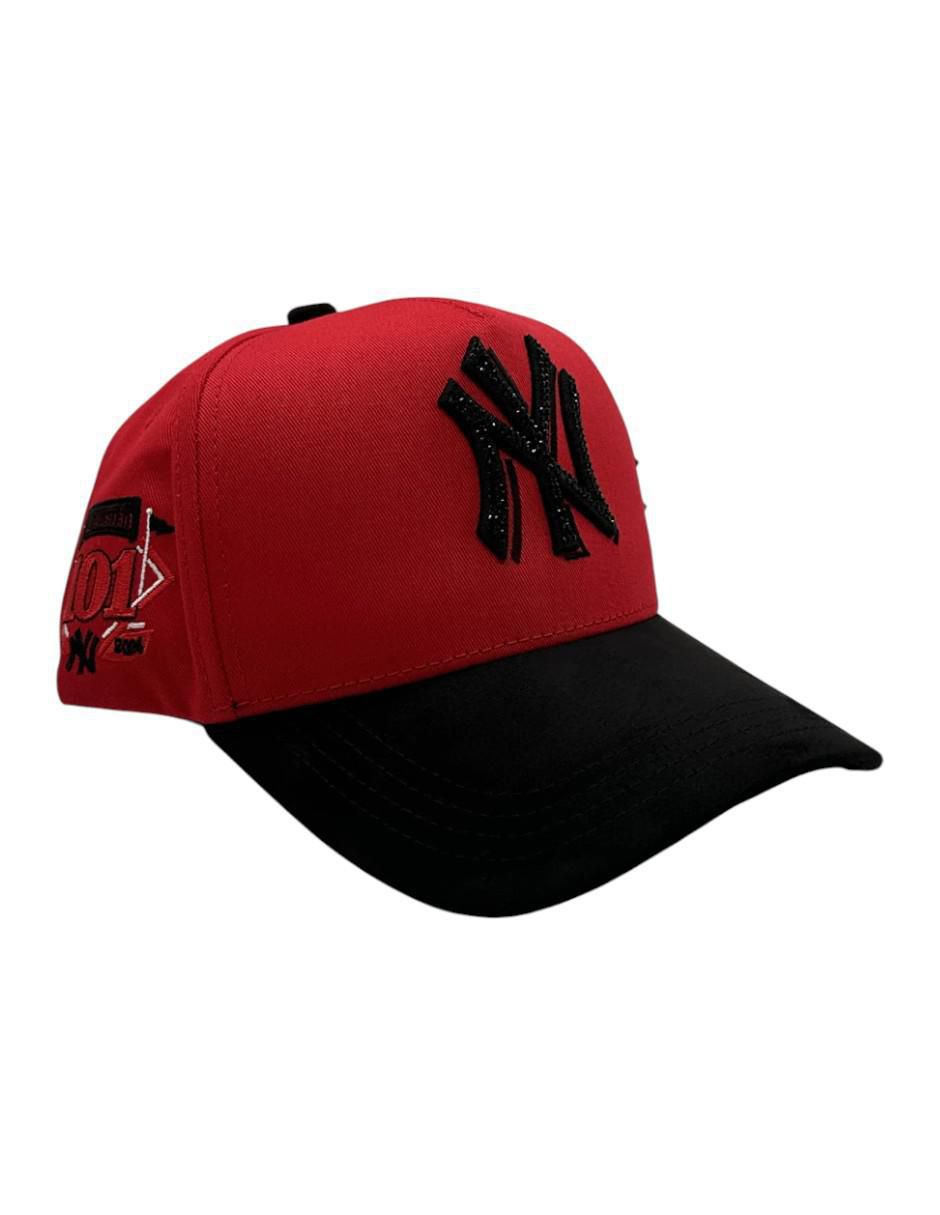 Gorra visera curva snapback casual Black and Red para hombre Gorra visera curva snapback casual Black and Red para hombre