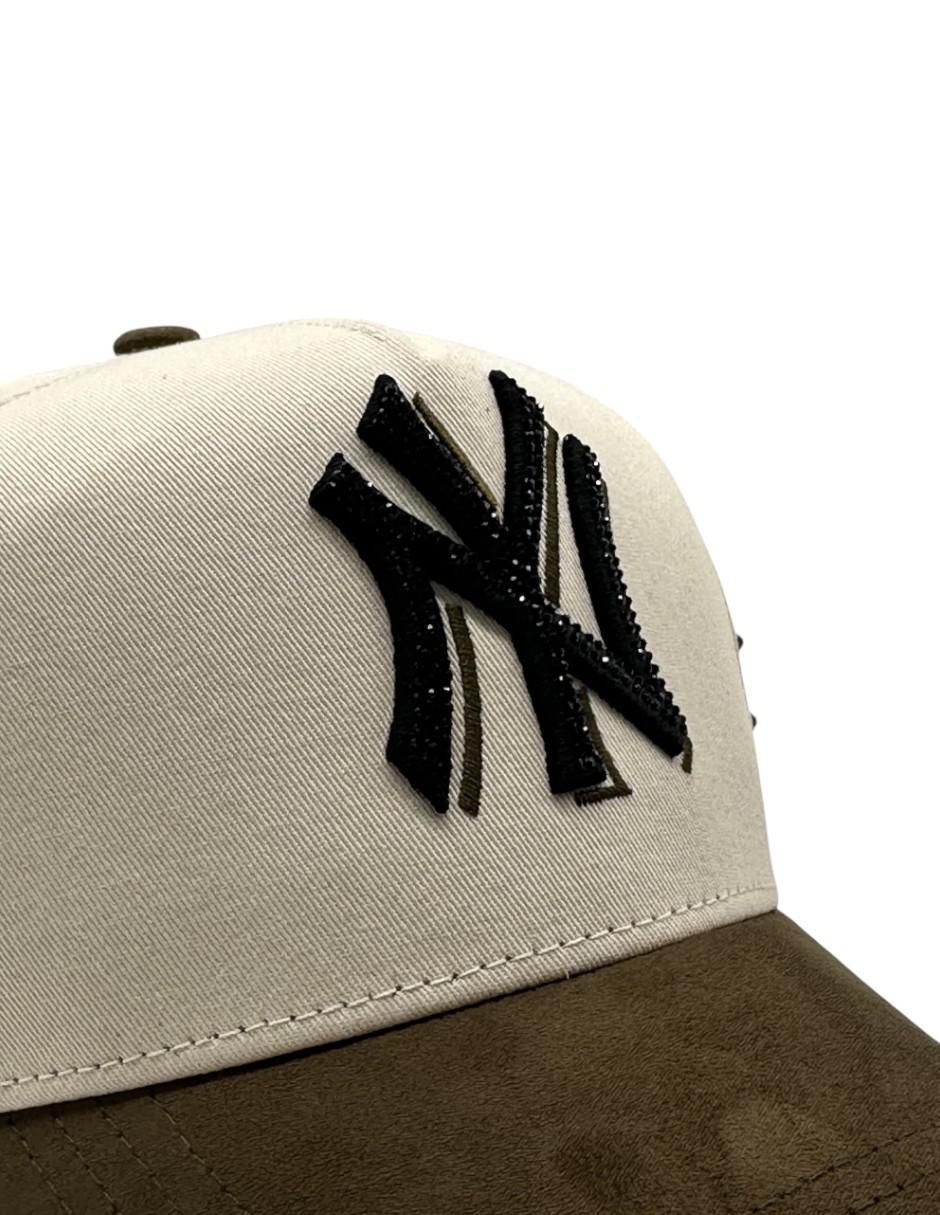 Gorra visera curva snapback casual Green Tan para hombre 4