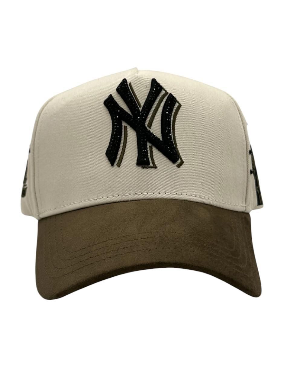 Gorra visera curva snapback casual Green Tan para hombre 6
