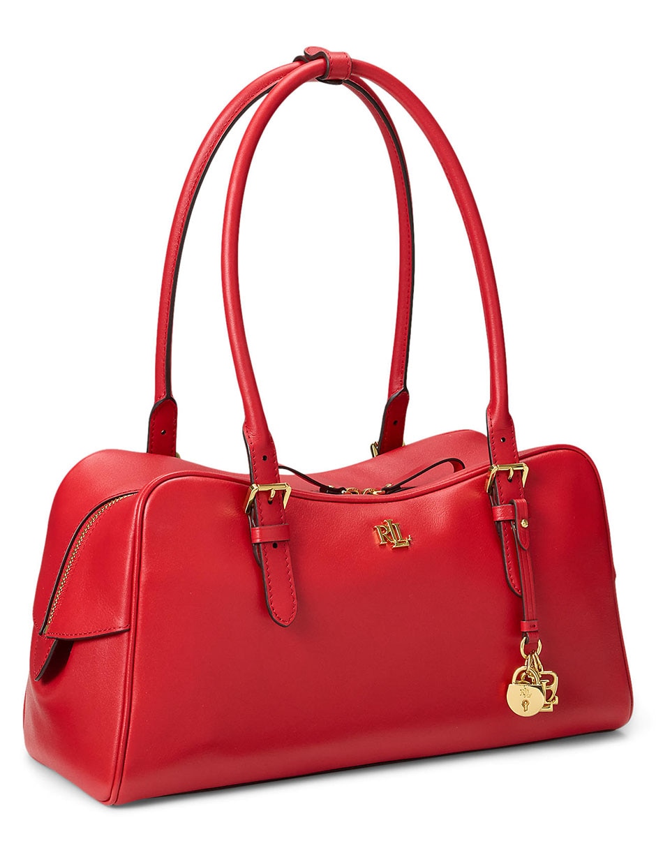 SATCHEL 431P06068003 PIEL CIERRE, ROJO