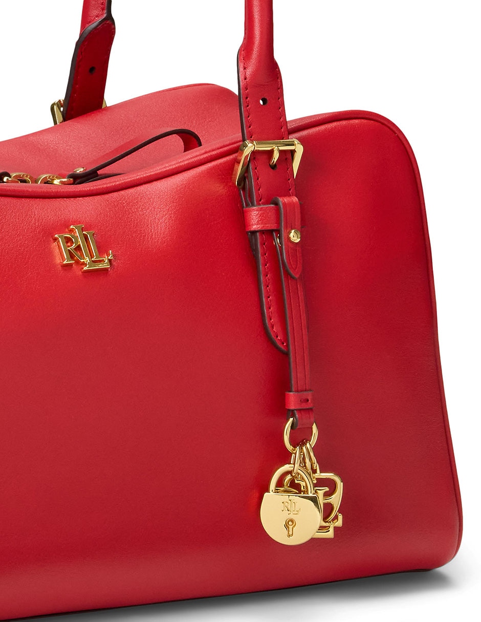 SATCHEL 431P06068003 PIEL CIERRE, ROJO