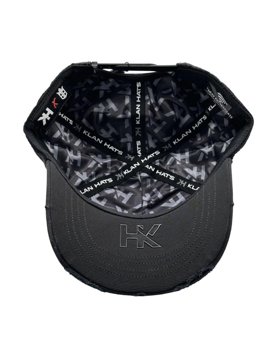 Gorra visera curva snapback casual La Flame Black Klan  para hombre 2