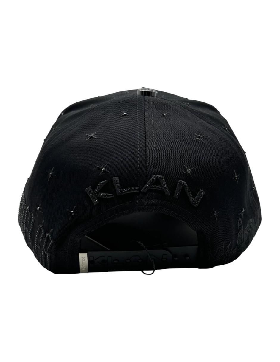 Gorra visera curva snapback casual La Flame Black Klan  para hombre 3