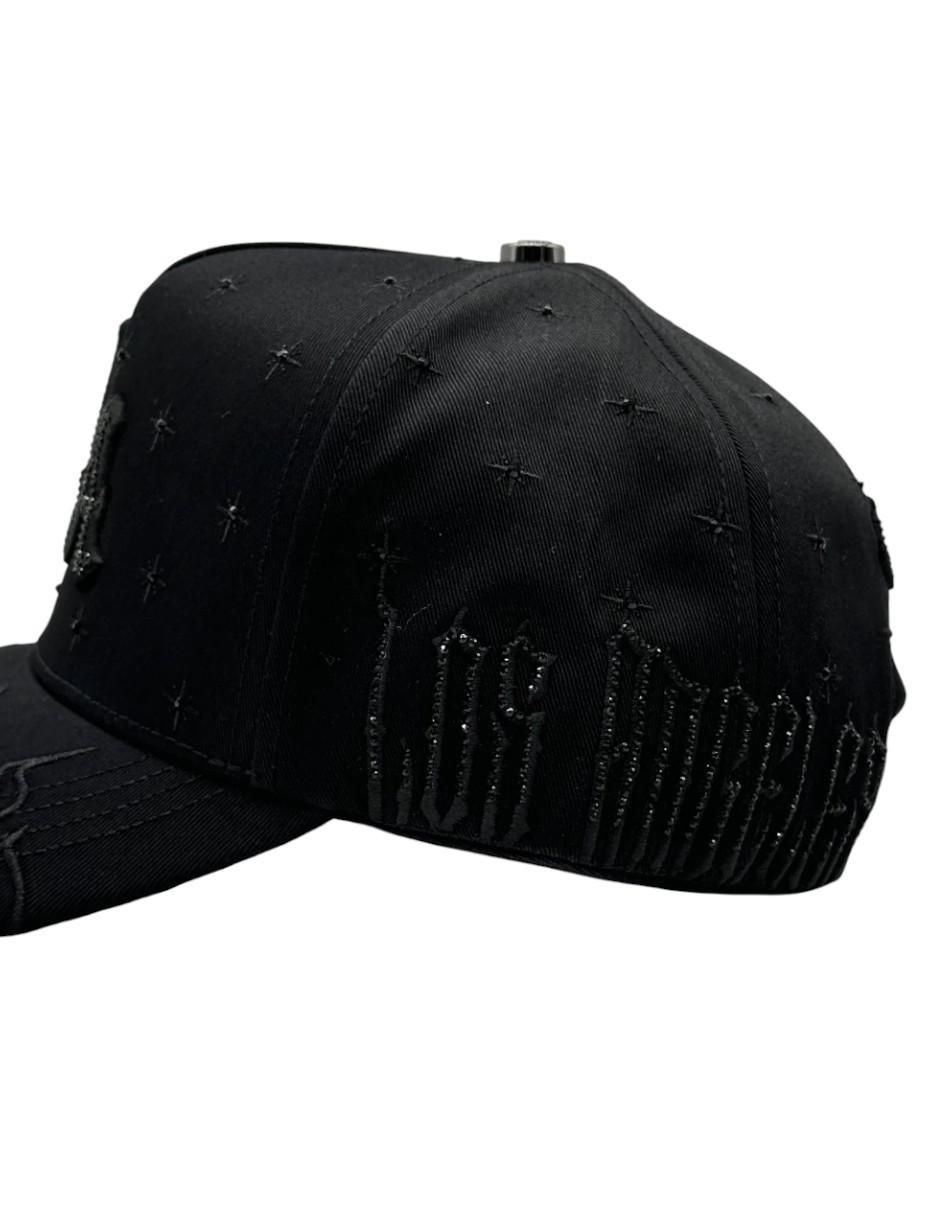 Gorra visera curva snapback casual La Flame Black Klan  para hombre 4