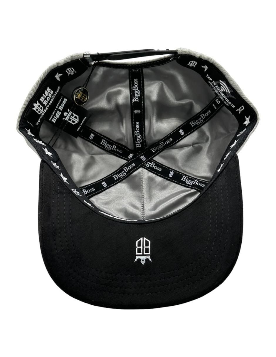 Gorra visera curva snapback casual Deluxe Gray para hombre 2