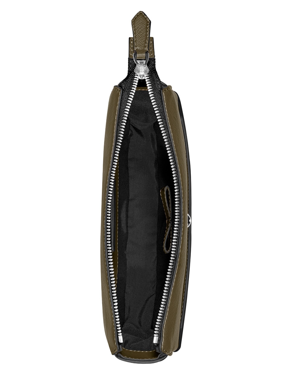 Bolsa messenger de piel unisex 2