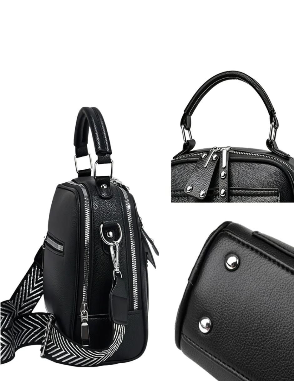 Bolsa crossbody de cuero para mujer 5