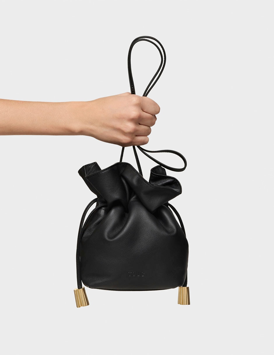 Bolsa bucket Heritage de piel para mujer 2