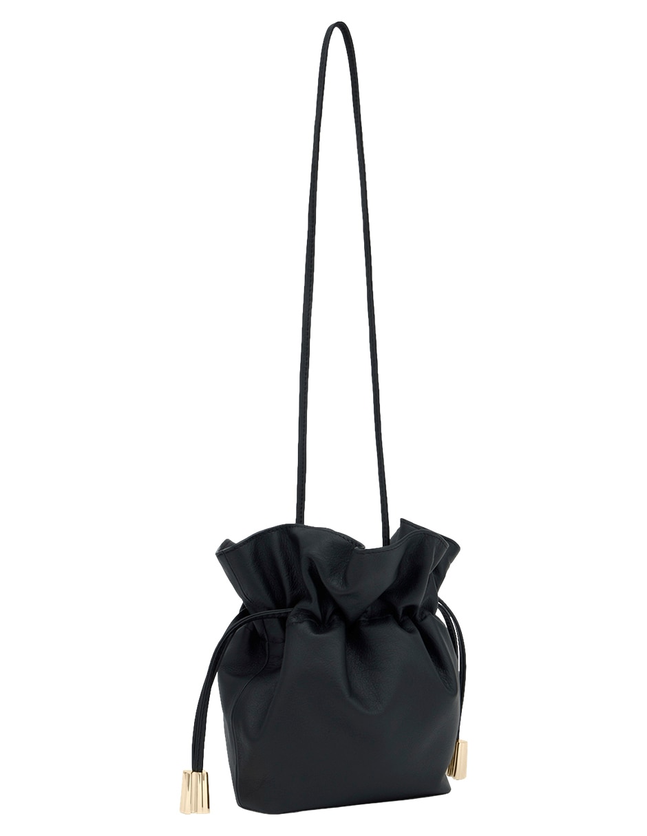 Bolsa bucket Heritage de piel para mujer 6