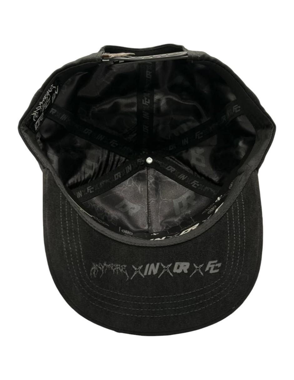 Gorra visera curva snapback casual Genesis Black para hombre 2
