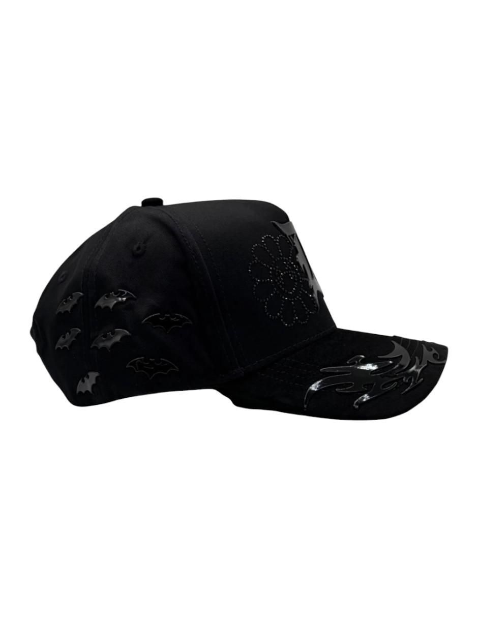 Gorra visera curva snapback casual Genesis Black para hombre 5
