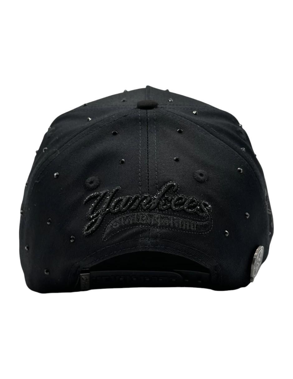 Gorra visera curva snapback casual X Kevin Hats Full Black para hombre 2