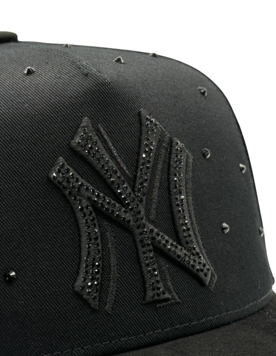 Gorra visera curva snapback casual X Kevin Hats Full Black para hombre 3