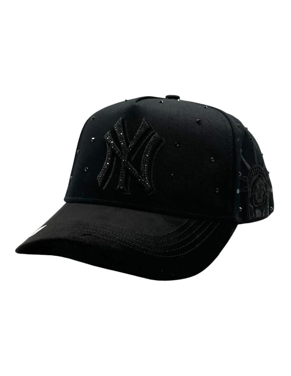 Gorra visera curva snapback casual X Kevin Hats Full Black para hombre 4