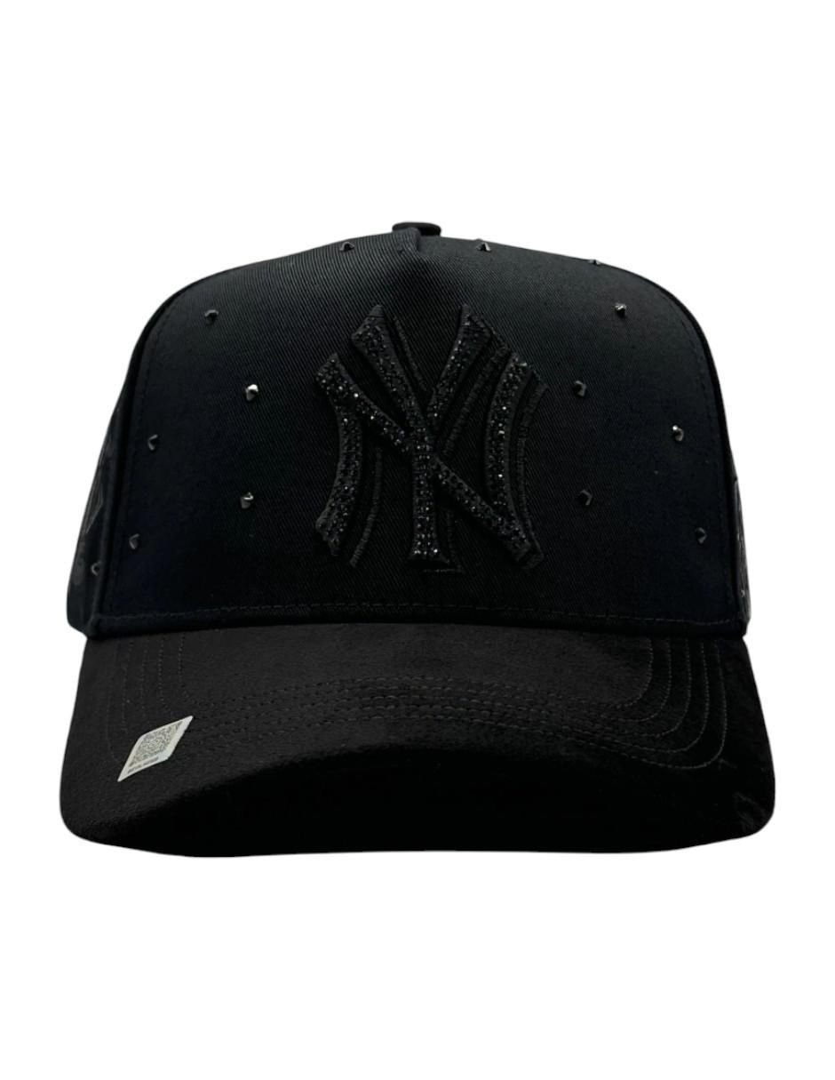 Gorra visera curva snapback casual X Kevin Hats Full Black para hombre 5