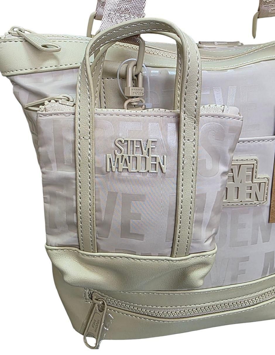 Bolsa tote Steven Madden Oatmeal para mujer 2