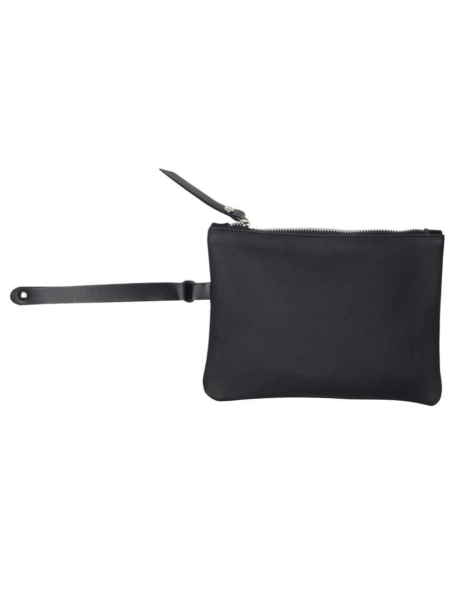 Bolsa clutch de piel unisex 5