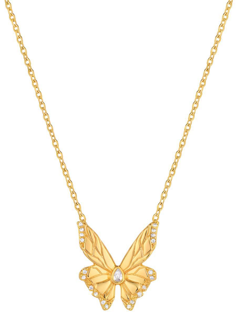 Collar de mariposa de oro 18 K