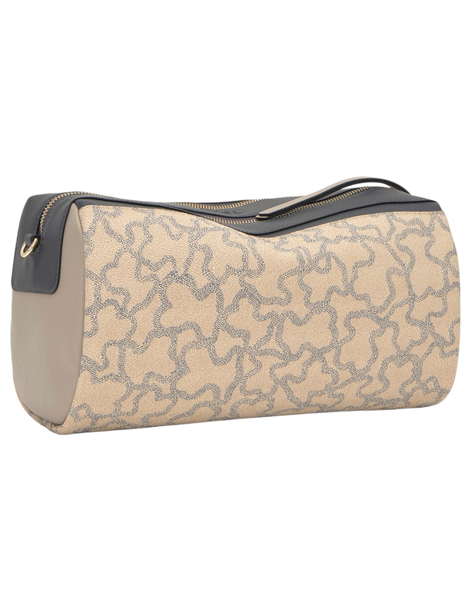BOLSA BANDOLERA MEDIANA POLIURET, TOPO