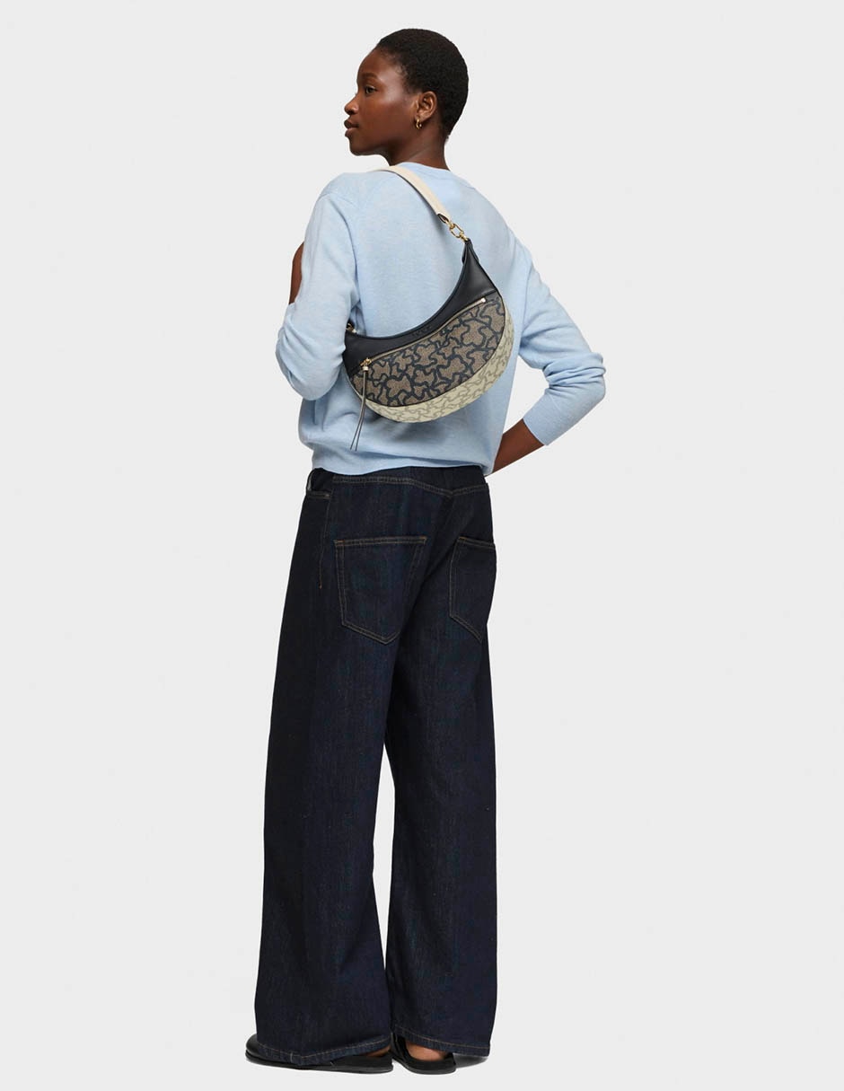 BOLSA BOLSA DE HOMBRO TO POLIUR, NEGRO