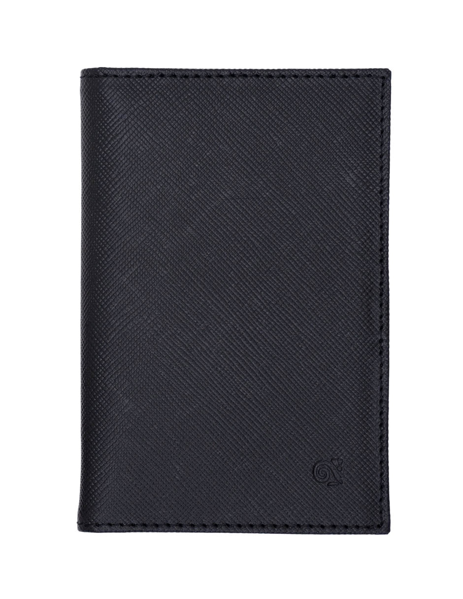Tarjetero de piel Mariposa Monarca para hombre