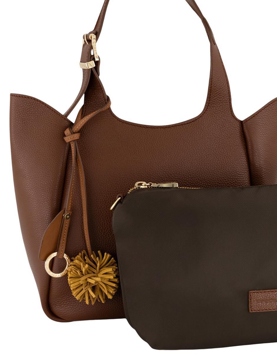 Bolsa shoulder de piel para mujer 3