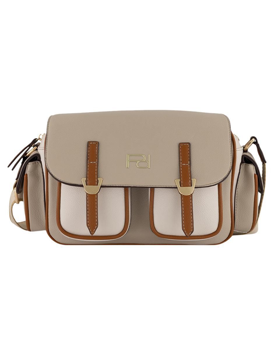 Bolsa crossbody de piel para mujer