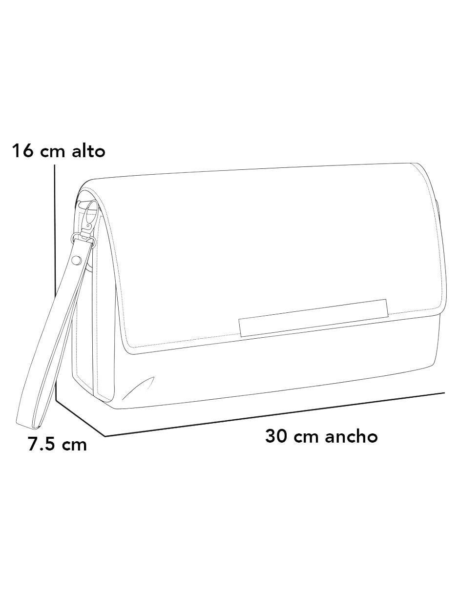 Bolsa clutch de piel para mujer 5