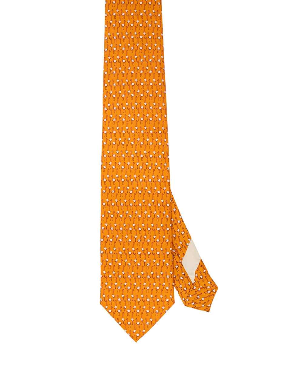 Corbata regular de seda para hombre