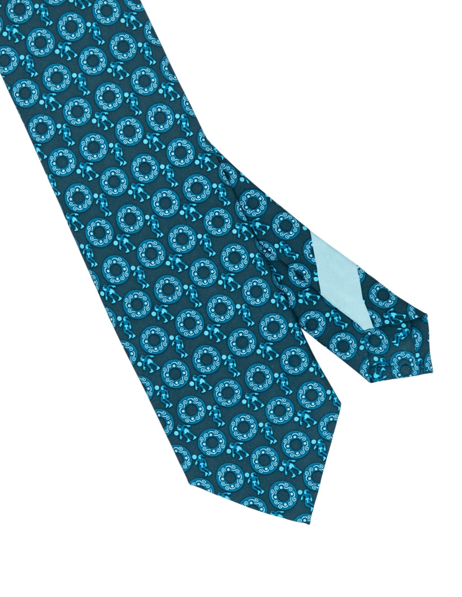 Corbata regular de seda para hombre 2