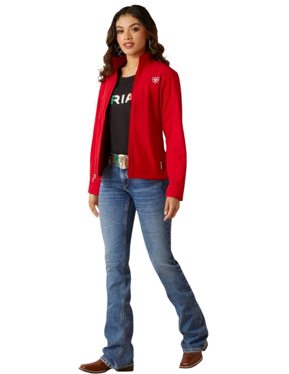 Chamarra rompevientos impermeable para mujer 4