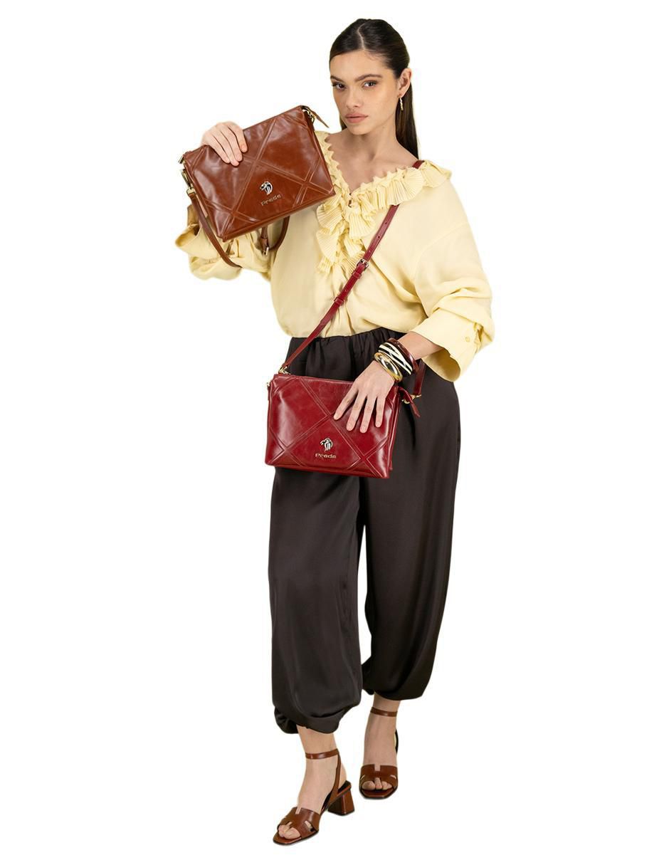 Bolsa crossbody de piel para mujer 5