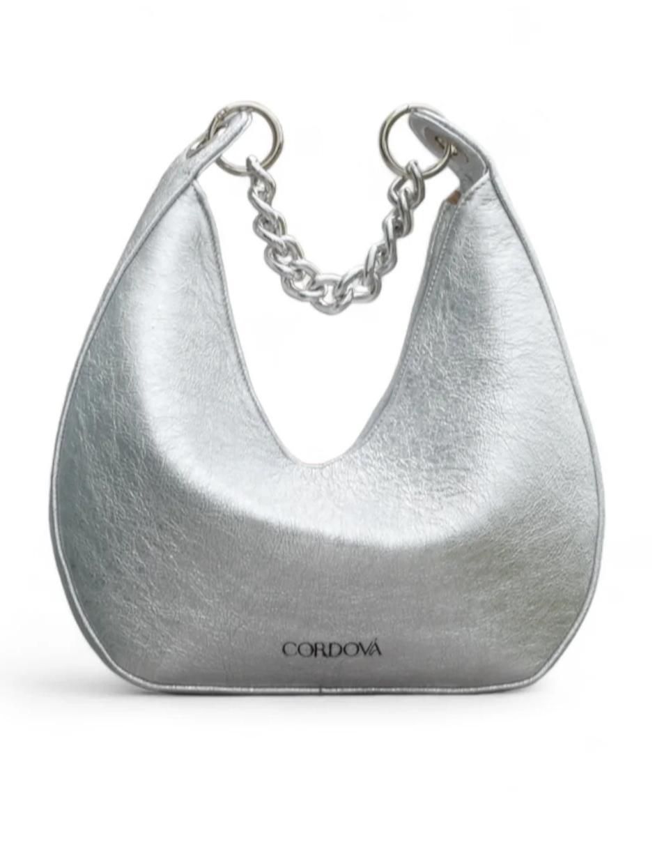 Bolsa hobo Fortune Silver de piel para mujer Bolsa hobo Fortune Silver de piel para mujer